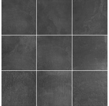 FLAIRSTONE Keramische terrastegel gerectificeerd slate black, 60 x 60 x 2 cm-thumb-2