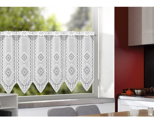 Vitrage met geometrisch patroon voor het raam