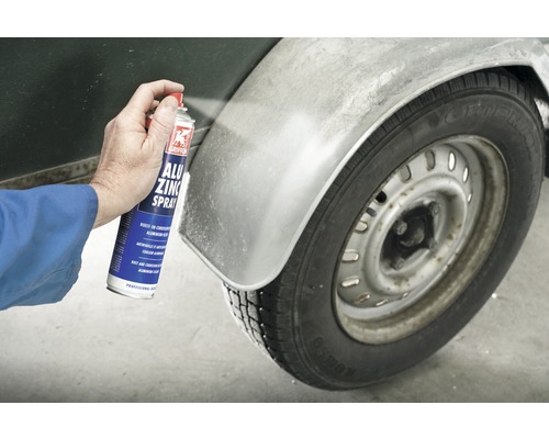 Griffon Alu-Zink spray voor het behandelen van een aanhanger