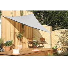 FLORACORD Schaduwdoek wind- en waterdoorlatend driehoek antraciet 360x360x360 cm