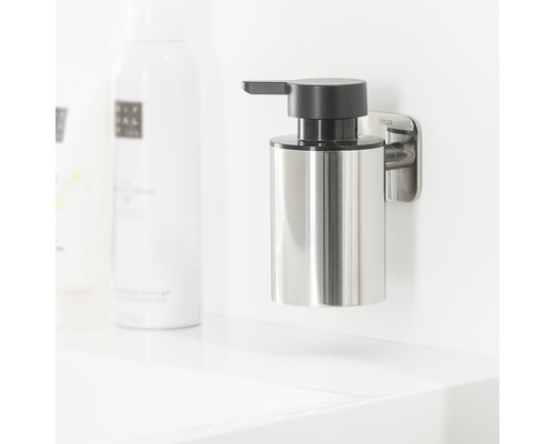 Roestvrijstalen zeepdispenser voor wandmontage