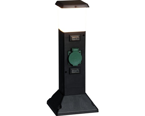 Tuincontactdoos met verlichting voor buiten