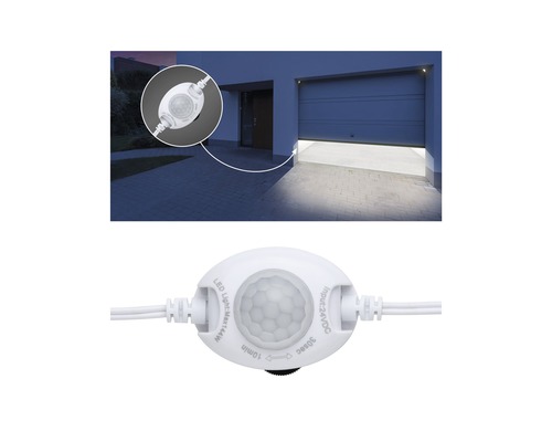 Bewegingsmelder voor lichtregeling bij een garage