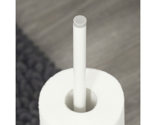 Toiletpapierhouder met toiletpapier