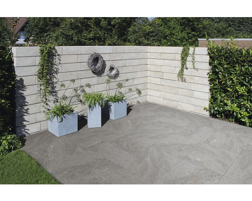 DIEPHAUS Keramische terrastegel iStone Duocera kwartsiet, 60 x 60 x 4 cm