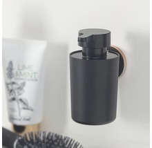 Zwarte zeepdispenser voor wandmontage