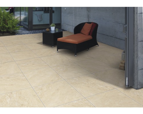 DIEPHAUS Keramische terrastegel iStone Duocera parelmoer, 60 x 60 x 4 cm