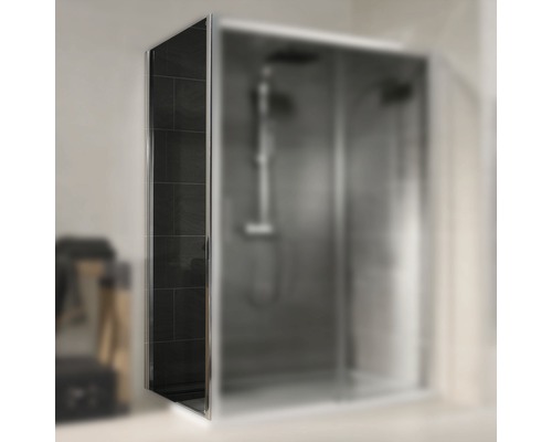 SCHULTE Zijwand voor douchedeur Kristall/Trend 80 cm chroom