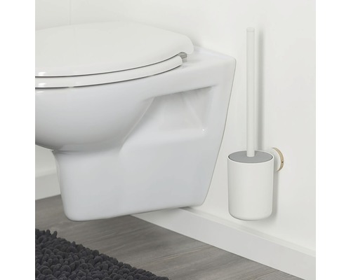 Wandcloset met toiletborstel en houder