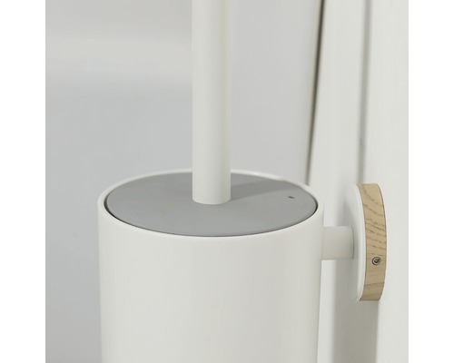 Wandgemonteerde toiletborstelgarnituur