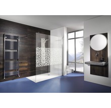 BREUER Inloopdouche Entra chroom 120 cm terrazzo wit