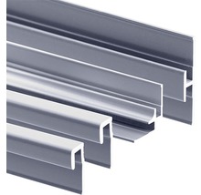 SCHULTE Profielset t.b.v. douche achterwand 210 cm aluminium