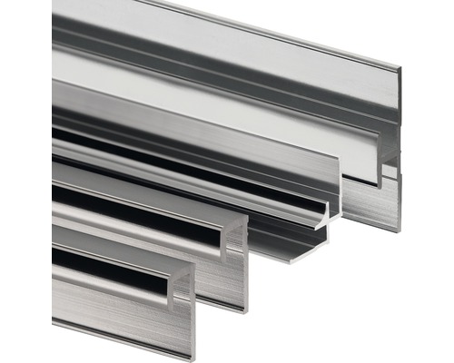 Meerdere aluminium profielen in verschillende maten