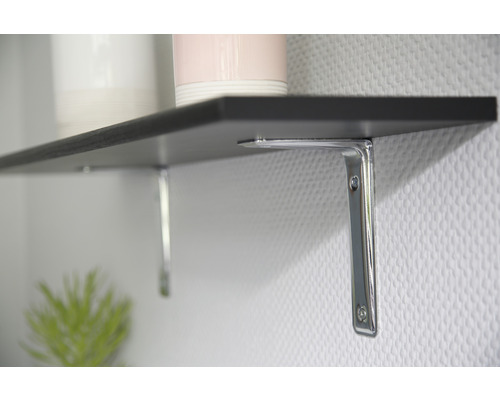 Wandplank met twee plankdragers