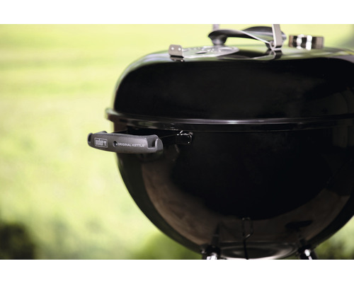 Bolvormige barbecue met deksel en handvat van Weber