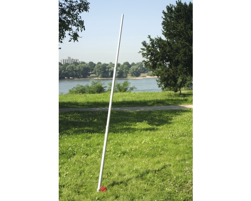 Aluminium telescopische droogmolen op een gazon