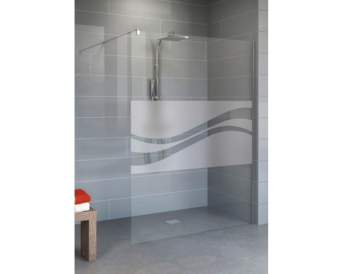 Douchecabine met golfpatroon