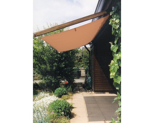 PEDDYSHIELD Schaduwdoek vuil- en waterafstotend rechthoek terracotta 140x220 cm