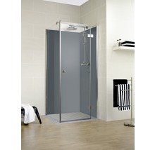 SCHULTE Hoekprofielset t.b.v. douche achterwanden 210 cm chroom