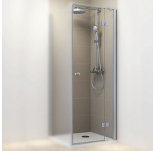 Douche met glazen douchedeur