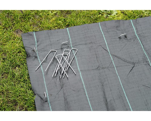 Worteldoek met grondankers voor bevestiging