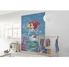 Kamer met muurschildering van Ariël de kleine zeemeermin en kinderkledingrek