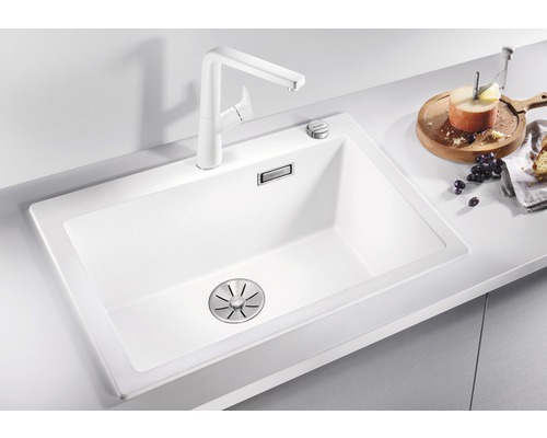 Spoelbak met kraan en afdruiprek