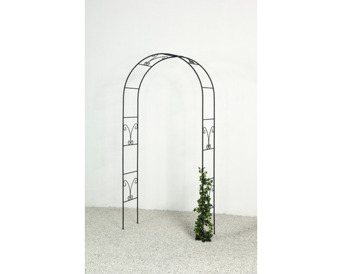 Metalen tuinboog met plantensteun