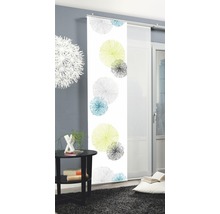 HOME FASHION Paneelgordijn Rawlins wit/groen 60x245 cm
