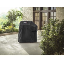 Weber logo op zwarte barbecuehoes