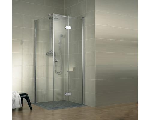 SCHULTE Zijwand voor douchedeur Garant aluminium 80 cm helder glas
