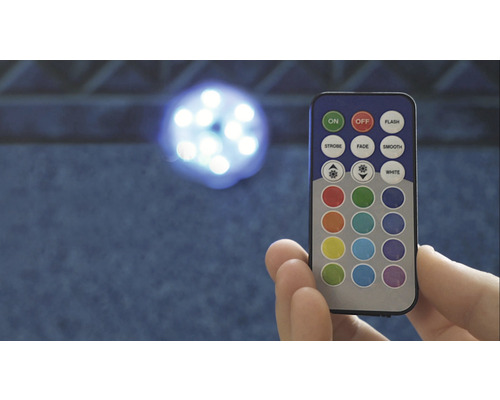 LED-lamp met afstandsbediening voor het bedienen van lichteffecten