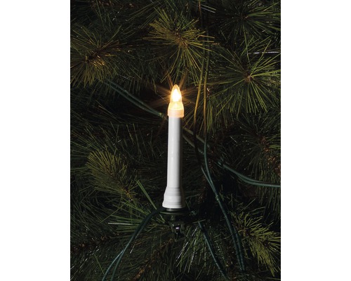 Kerstboomkaars met clip voor bevestiging aan de kerstboom