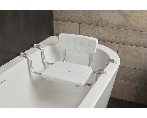 Badzitje met rugleuning voor meer comfort en veiligheid in bad