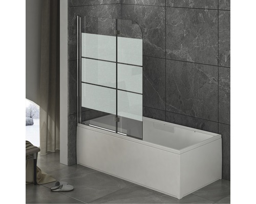 BASANO Modena Badvouwwand 2-delig 112x142 cm BASANO Modena Badvouwwand 2-delig 112x142 cm