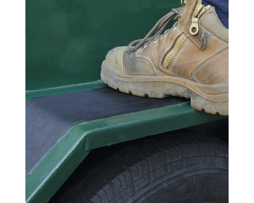 Detailopname van een werklaars op een aanhanger