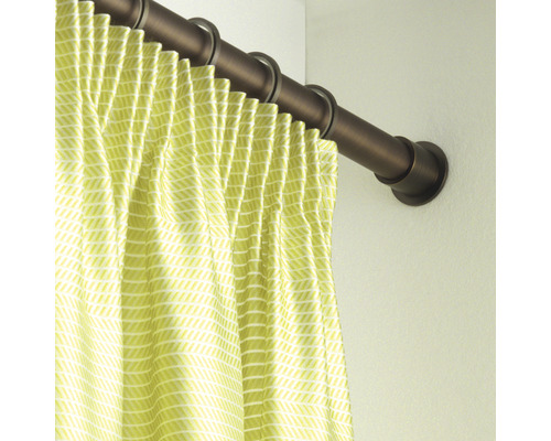 Gordijnroede met gordijn