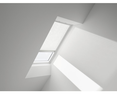 VELUX Plissé lichtdoorlatend elektrisch FML F06 1256S classic white