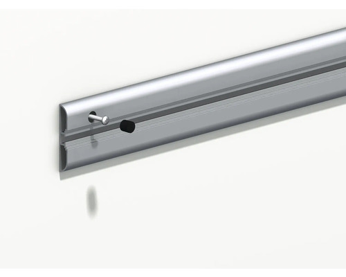 Aluminium profielrail met schroef en rubberen afdichting