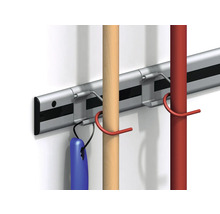 ALFER coaxis®-apparaathouder aluminium blank, b 60 x h 88 mm