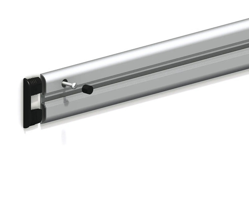 Aluminium profiel met accessoires voor wandmontage