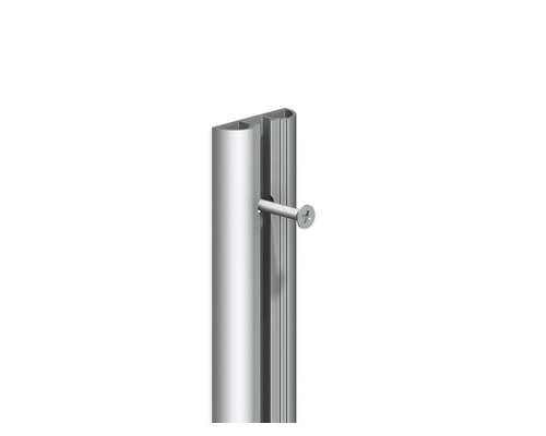 Aluminium profiel met schroef