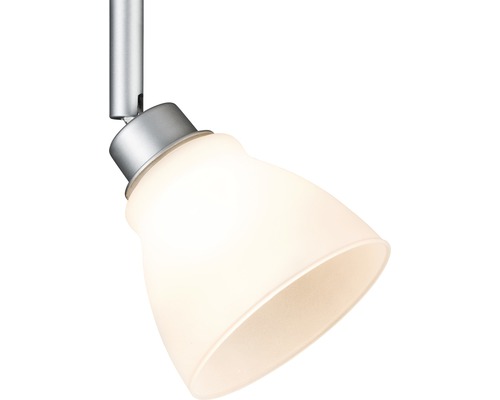 Plafondlamp met glazen lampenkap