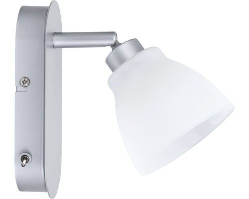 Wandlamp met draaibare kop en schakelaar