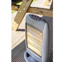Elektrische terrasverwarmer op een terras