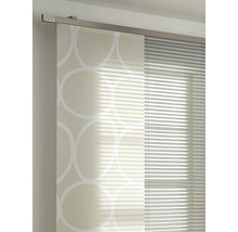GARDINIA Gordijnrail Luxor geborsteld staal 35x14 mm 240 cm