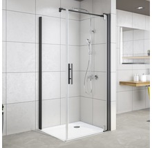 BREUER Zijwand Europa Design voor douchedeur montagezijde links 80x200 cm zwart