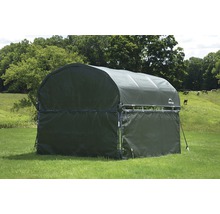 SHELTERLOGIC Dekzijl voor stalen frame kunststof groen 370x370x170 cm