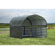 SHELTERLOGIC Dekzijl voor stalen frame kunststof groen 370x370x170 cm