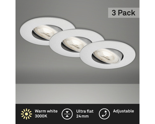 Set van drie inbouwspots